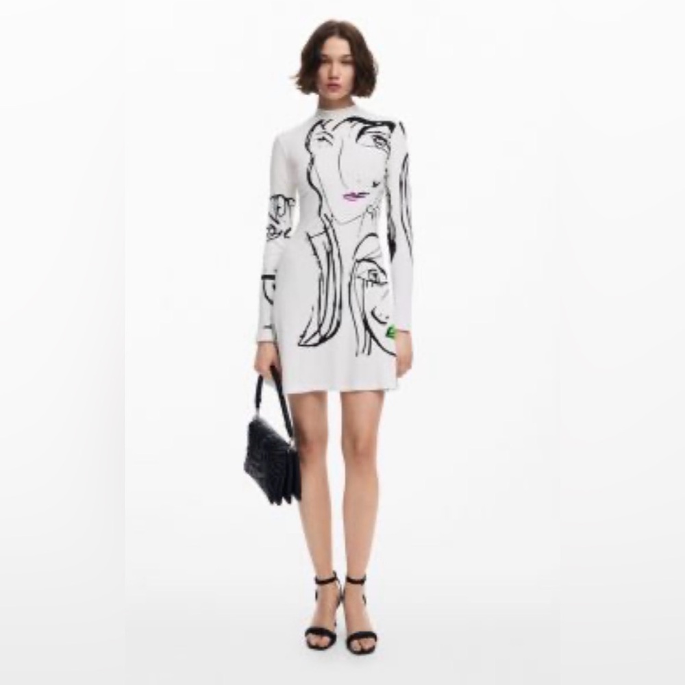 NWOT Desigual Face Art dress